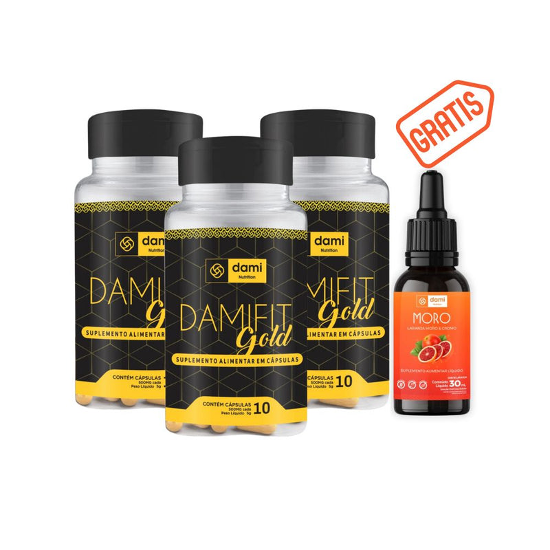 Combo 3 Damifit Gold + Moro Brinde