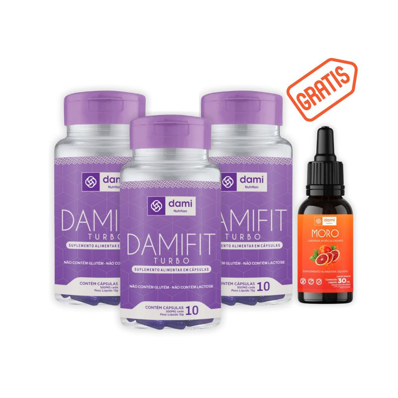 Combo 3 Damifit Turbo + Moro Brinde